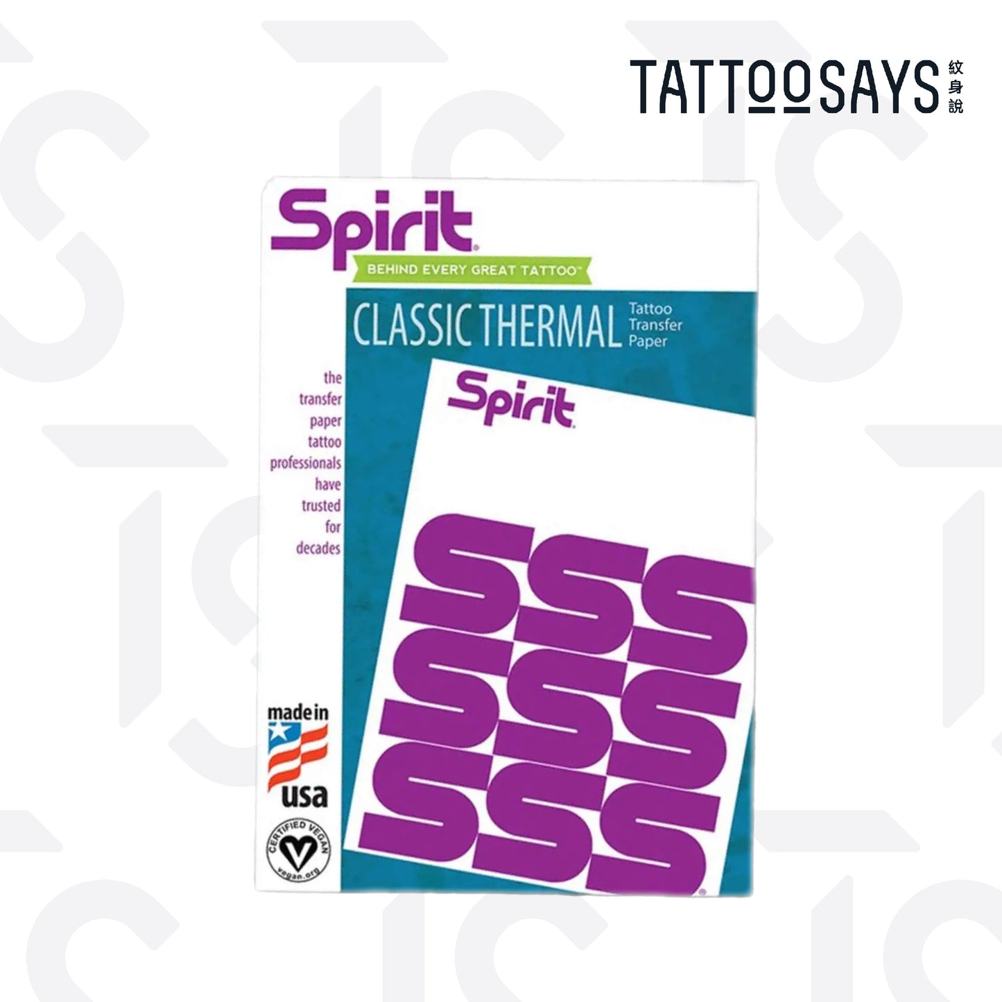 SPIRIT® CLASSIC THERMAL 紋身轉印紙